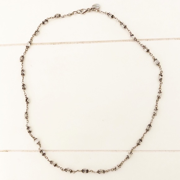 KumKum Sterling Silver and Zircon Necklace - Picture 2 of 6